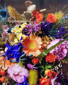 A photo of my wedding bouquet